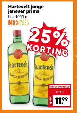 Coop Hartevelt jonge jenever prima aanbieding