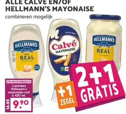 Boon`s Markt Alle calvé en/of hellmann's mayonaise aanbieding
