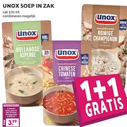 Boon`s Markt Unox soep in zak aanbieding