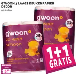 Boon`s Markt G'woon 3 laags keukenpapier decor aanbieding