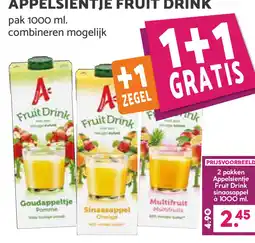 Boon`s Markt Appelsientje fruit drink aanbieding