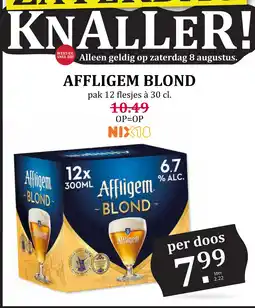 Boon`s Markt AFFLIGEM BLOND aanbieding