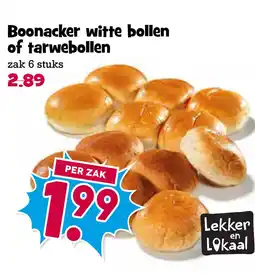Boon`s Markt Boonacker witte bollen of tarwebollen aanbieding