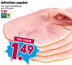 Boon`s Markt Achterham populair aanbieding