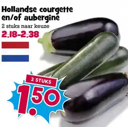 Boon`s Markt Hollandse courgette en/of aubergine aanbieding