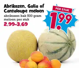 Boon`s Markt Abrikozen, Galia of Cantaloupe meloen aanbieding