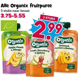 Boon`s Markt Alle Organix fruitpuree aanbieding