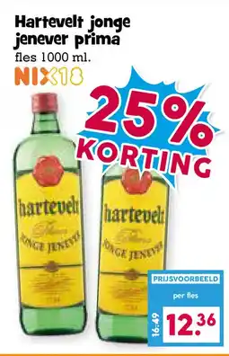 Boon`s Markt Hartevelt jonge jenever prima aanbieding