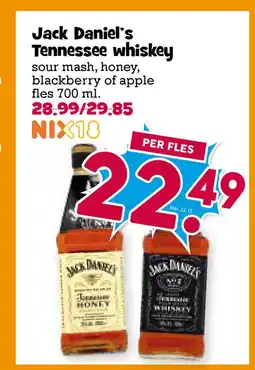 Boon`s Markt Jack Daniel's Tennessee whiskey aanbieding