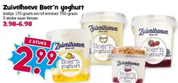 Boon`s Markt Zuivelhoeve Boer'n yoghurt aanbieding