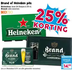 Boon`s Markt Brand of Heineken pils aanbieding