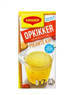 Albert Heijn Maggi Opkikker drinkbouillon pikante kip aanbieding