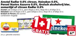 Coop Amstel , Heineken , Grolsch en Peroni aanbieding