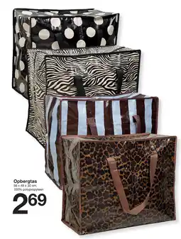 Zeeman Opbergtas aanbieding
