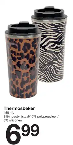 Zeeman Thermosbeker aanbieding