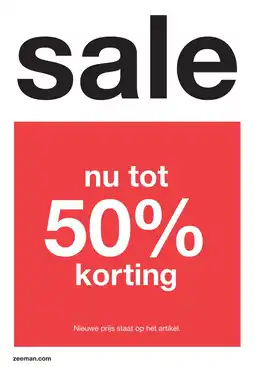 Zeeman Sale aanbieding