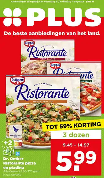 Dr. Oetker Ristorante pizza en piadina