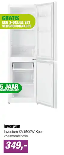 EP Inventum KV1500W Koel-vriescombinatie aanbieding