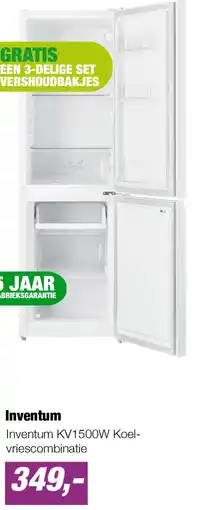 EP Inventum KV1500W Koel-vriescombinatie aanbieding