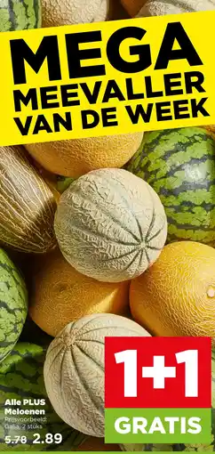 PLUS Alle plus Meloenen aanbieding