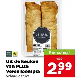 PLUS Uit de keuken van plus Verse loempia aanbieding