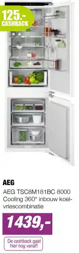 EP AEG TSC8M181BC 8000 Cooling 360° inbouw koel-vriescombinatie aanbieding