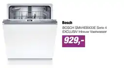 EP BOSCH SMV4EBX33E Serie 4 EXCLUSIV Inbouw Vaatwasser aanbieding