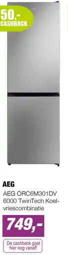 EP AEG ORC6M301DV 6000 TwinTech Koel-vriescombinatie aanbieding