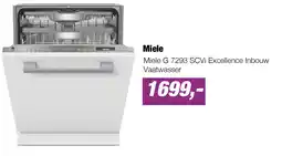 EP Miele G 7293 SCVi Excellence Inbouw Vaatwasser aanbieding