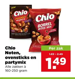 PLUS Chio Noten, ovensticks en partymix aanbieding