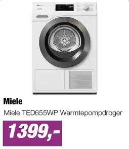 EP Miele TED655WP Warmtepompdroger aanbieding
