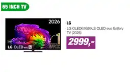 EP LG OLED65G69LS OLED evo Gallery TV (2026) aanbieding
