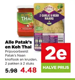 PLUS Alle Patak's en Koh Thai aanbieding