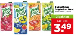 PLUS Dubbelfrisss Original en 1kcal aanbieding