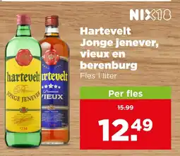 PLUS Hartevelt Jonge jenever, vieux en berenburg aanbieding
