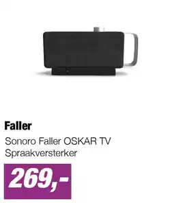 EP Sonoro Faller OSKAR TV Spraakversterker aanbieding