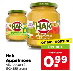 PLUS Hak Appelmoes aanbieding