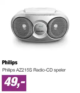 EP Philips AZ215S Radio-CD speler aanbieding