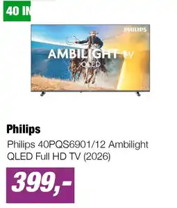 EP Philips 40PQS6901/12 Ambilight QLED Full HD TV (2026) aanbieding