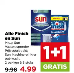 PLUS Alle Finish en Sun aanbieding