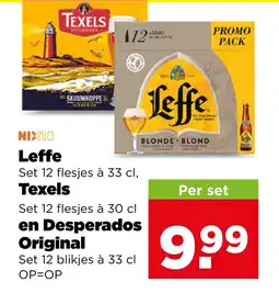 PLUS Leffe, Texels en Desperados Original aanbieding