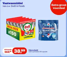 Bol.com Vaatwasmiddel Dreft & Finish aanbieding