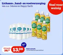 Bol.com Lichaam, hand en voetverzorging Odorex en Happy Earth aanbieding