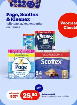 Bol.com Page, Scottex & Kleenex aanbieding