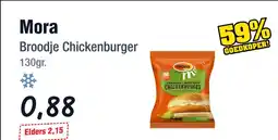 Budget Food Mora Broodje Chickenburger aanbieding