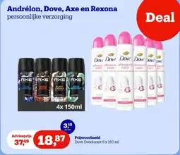 Bol.com Andrélon, Dove, Axe en Rexona persoonlijke verzorging aanbieding