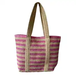 Kruidvat True Spirit Rieten Strandtas aanbieding