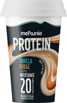 PLUS Melkunie Protein Milkshake Vanille Fudge aanbieding