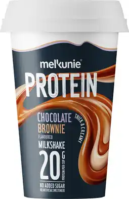 PLUS Melkunie Protein Milkshake Chocolade Brownie aanbieding