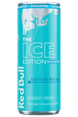 PLUS Red Bull Energy drink Ice edition suikervrij aanbieding